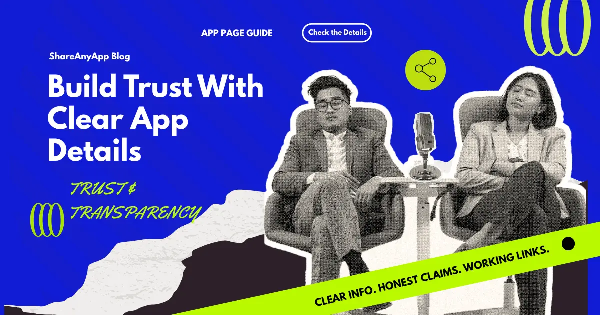 App page trust and transparency