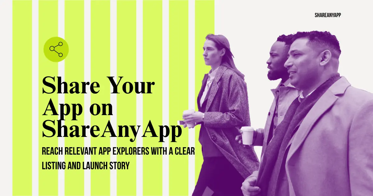 Share your app on ShareAnyApp